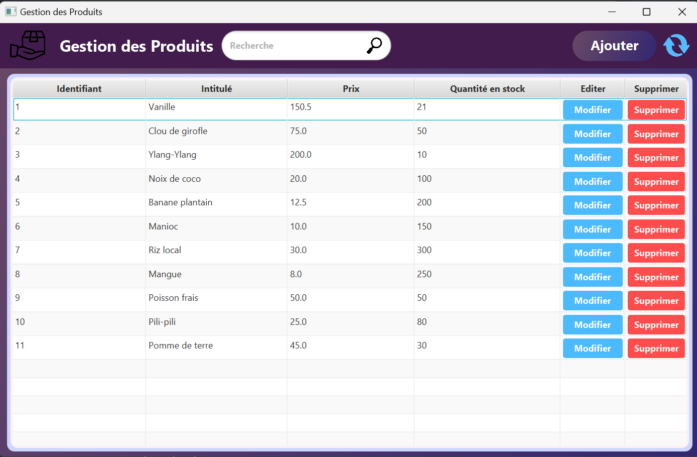 App Gestion de Commandes & Factures