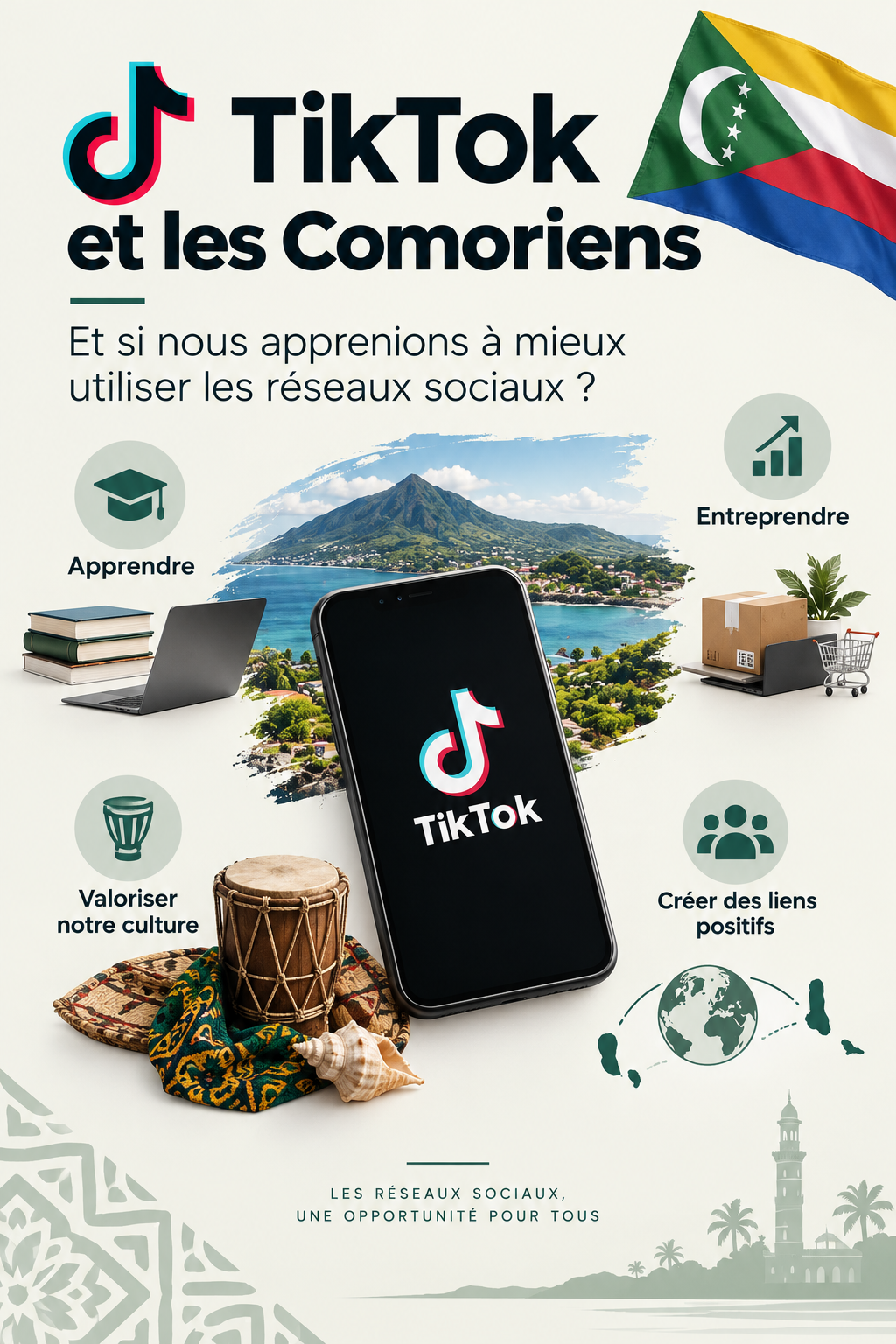 TikTok et les Comoriens : et si nous apprenions à mieux utiliser les réseaux sociaux ?