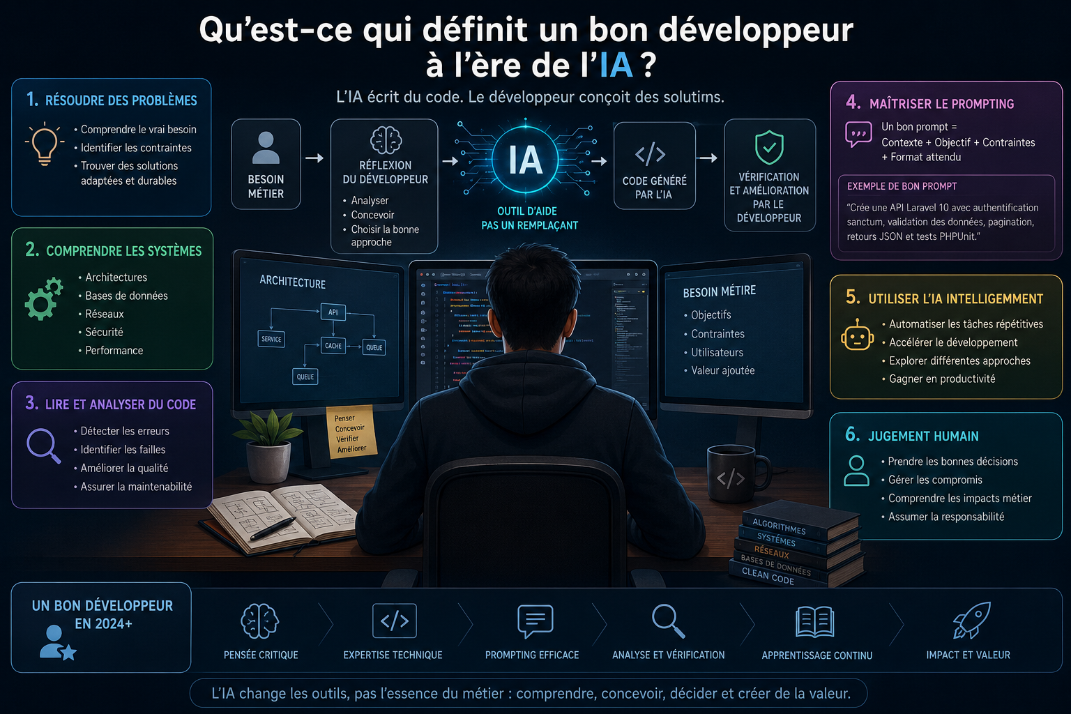 Qu'est-ce qui définit un bon développeur à l'ère de l'intelligence artificielle ?